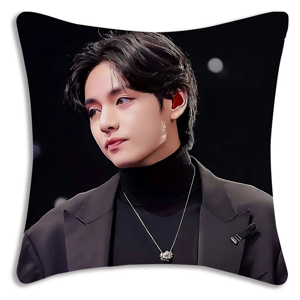 Kim Taehyung BTS Decorative K-Pop Throw Pillow