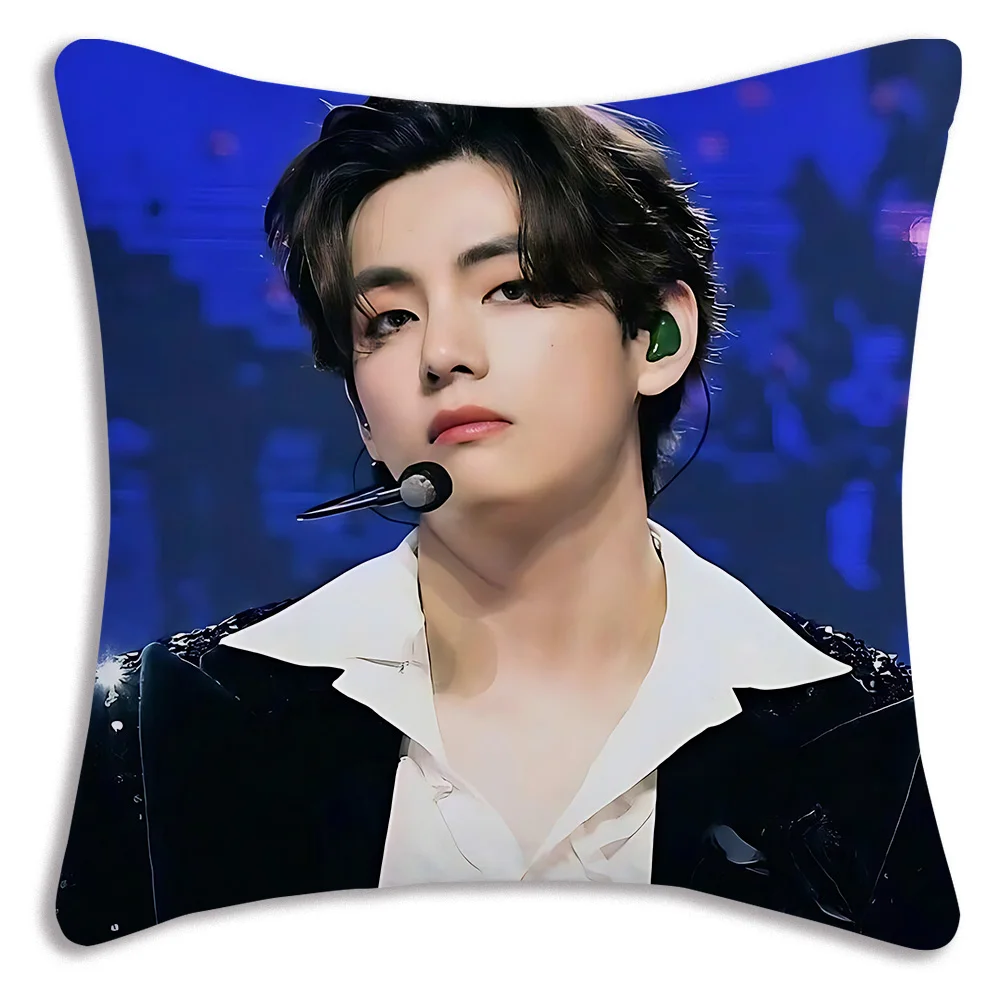 Kim Taehyung BTS Stylish ARMY Throw Pillow