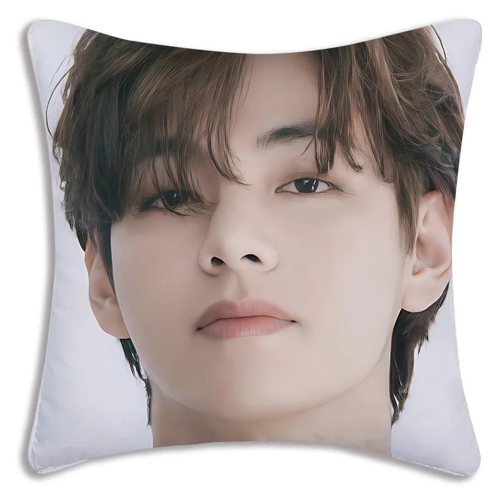 Kim Taehyung BTS Dreamy Idol Throw Pillow
