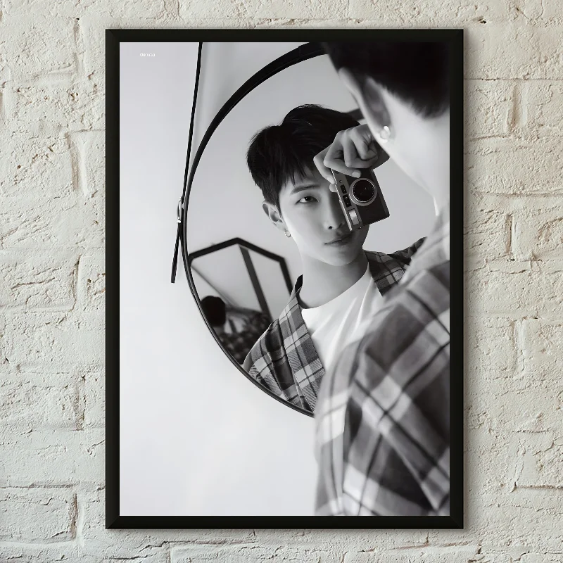 RM BTS Minimalist Rapper Wall Art