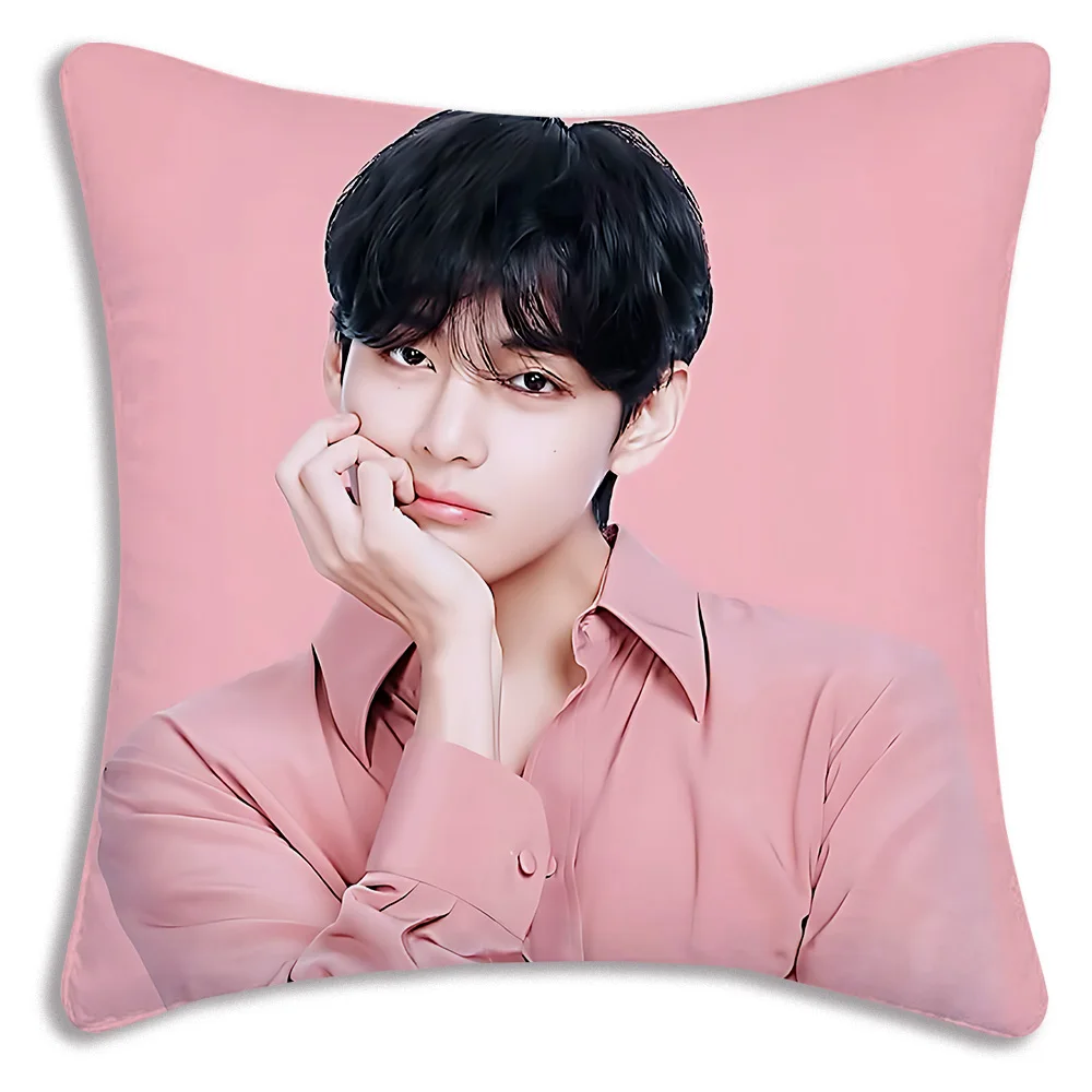 Kim Taehyung BTS Classic K-Pop Throw Pillow