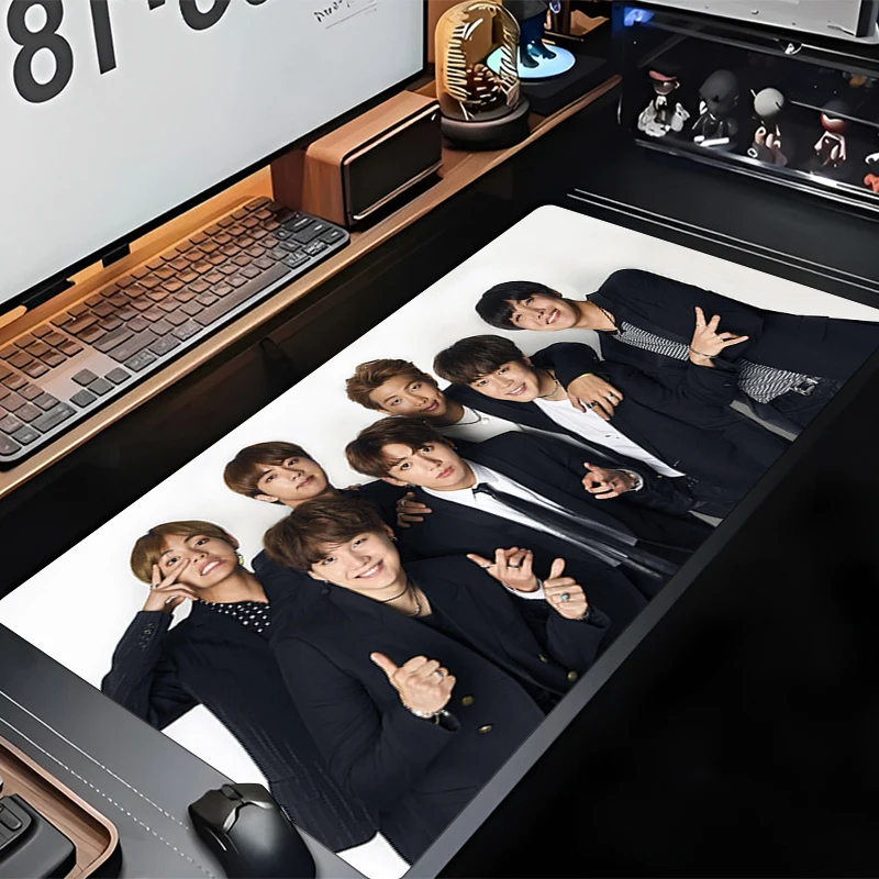 BTS Vibrant Colorful Poster Mouse Pad