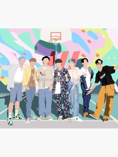 Alternative view of Bts Dynamite Tapestry