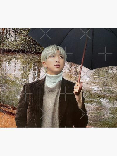 Alternative view of Namjoon In The Rain Tapestry
