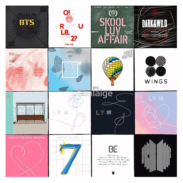 Bts Album Sticker Tote Bag - Image 2