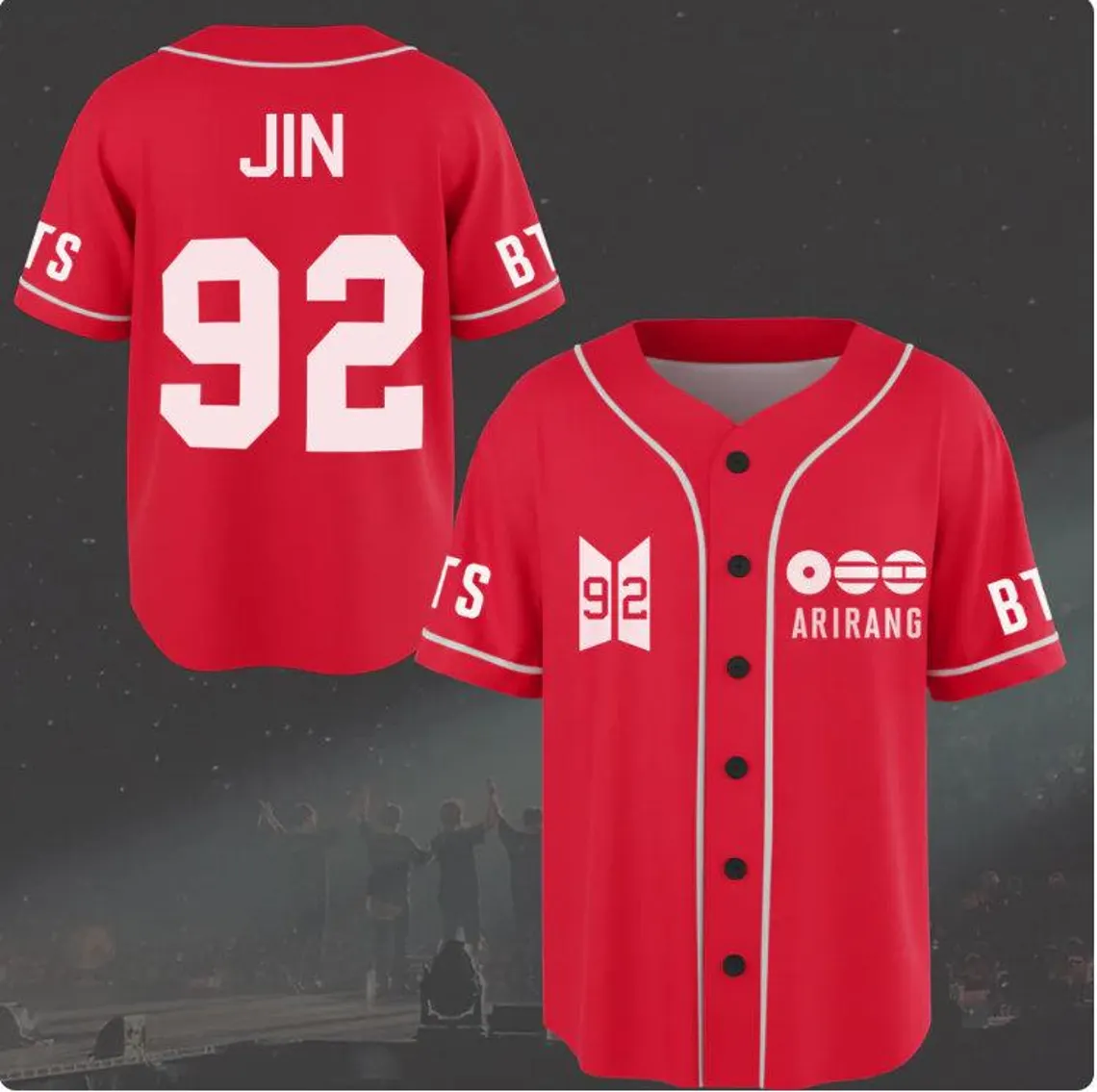BTS Official Stylish Baseball Jersey