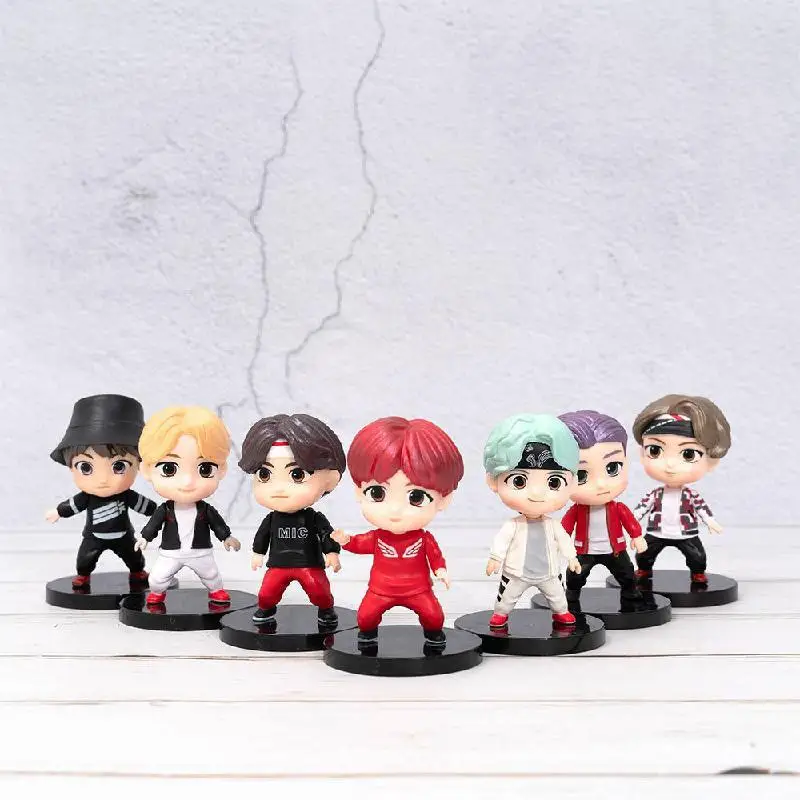 Figures Doll Model Toy Rm Jin Suga Jhope Jimin V Jungkook Star Idol Figure