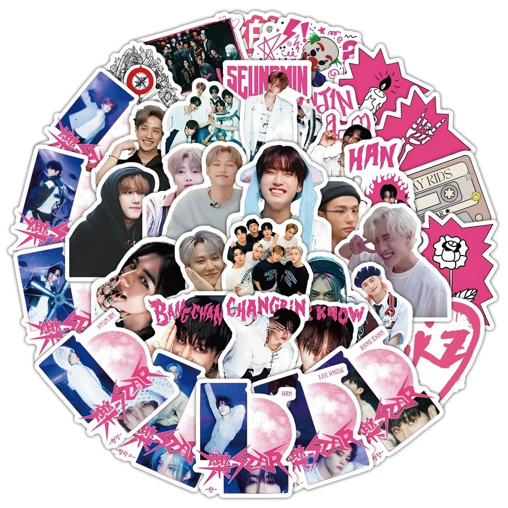 50pcs Korean Boy Group Graffiti Support Stickers