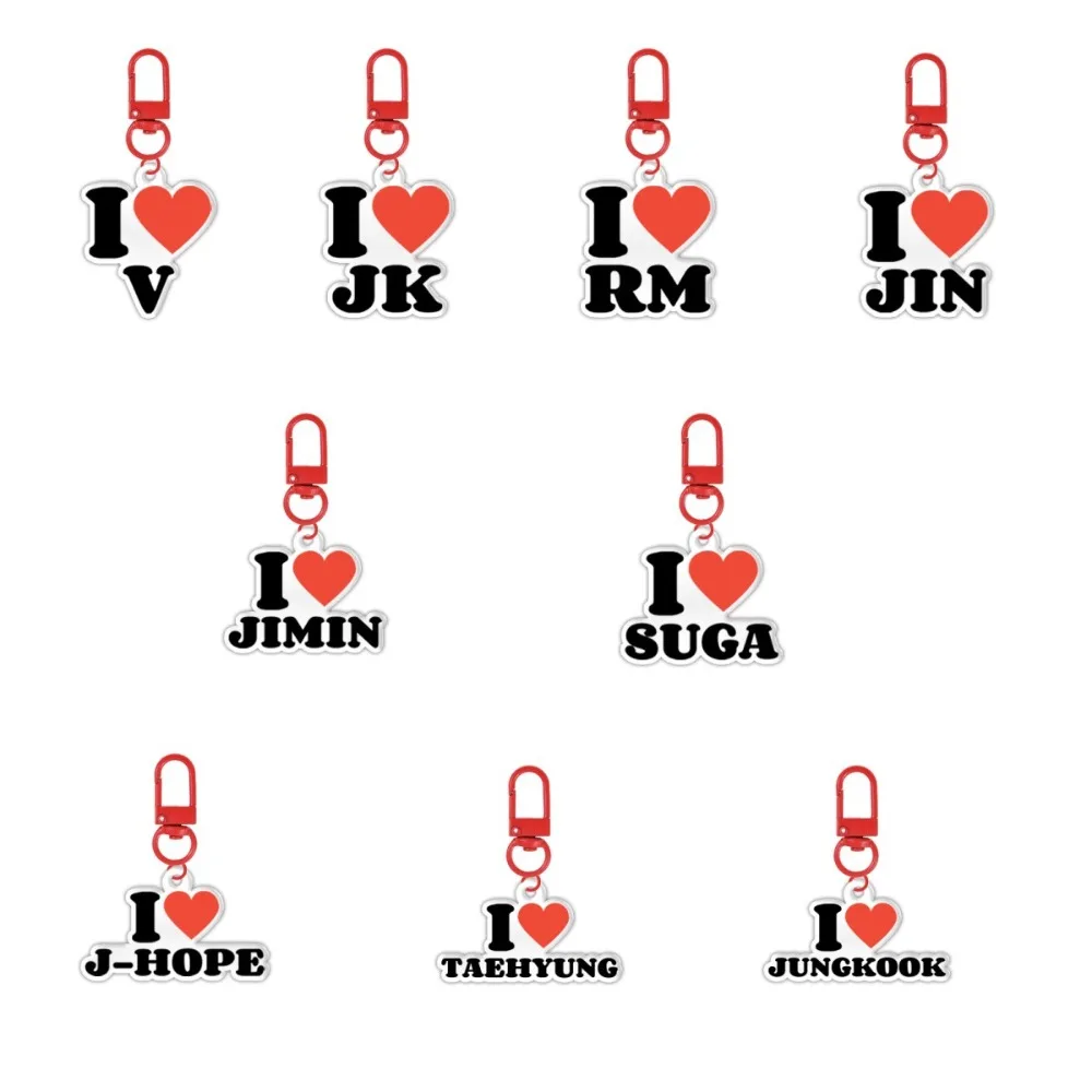 For BTS Acrylic Keychain