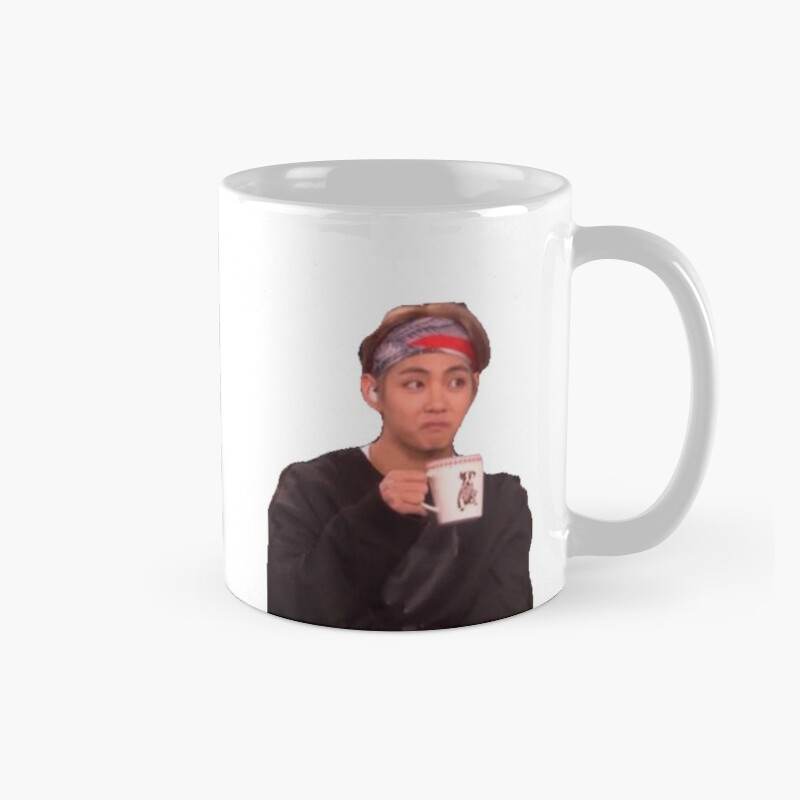 V Sipping Tea Mug