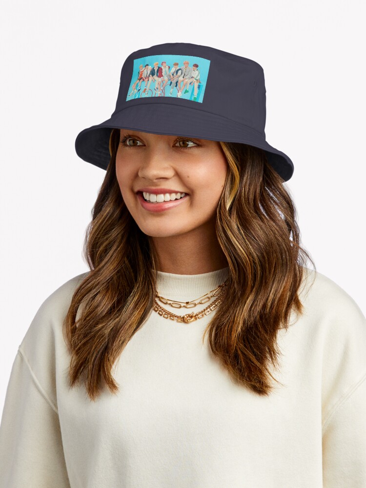 Bts Love Yourself Answer Concept Photo Group Bucket Hat - Image 2