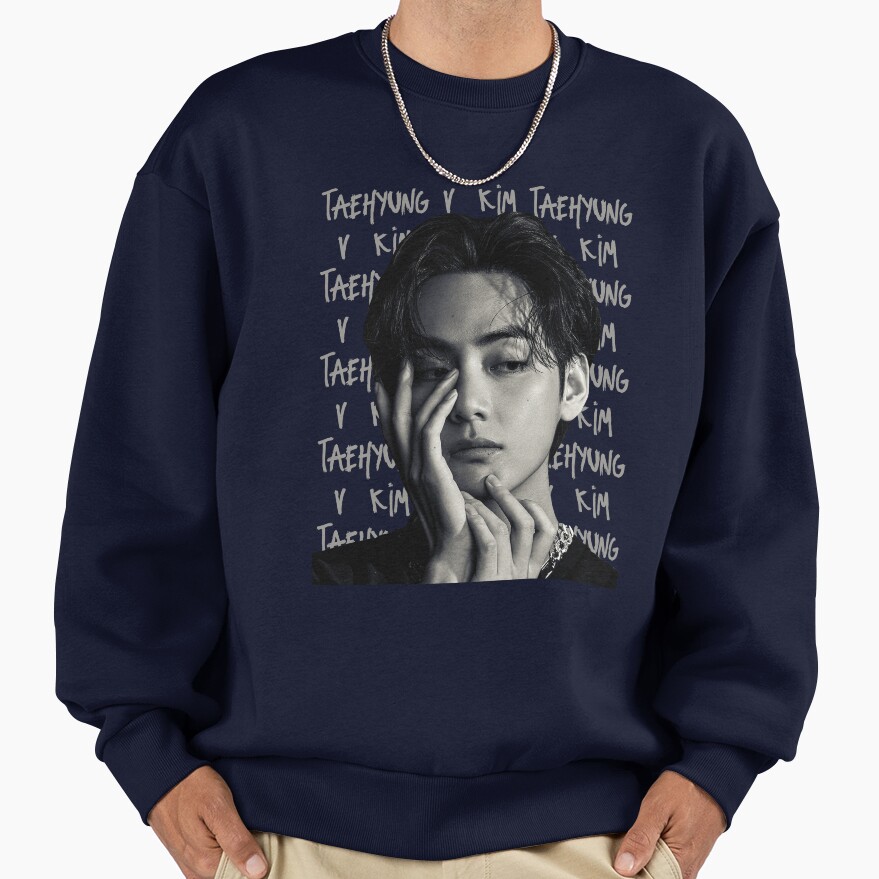 V Kim Taehyung Layover Bts Sweatshirt - Image 5