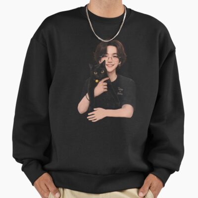 Alternative view of Bts Min Yoongi And Seol Tang Agustd Suga Yoongi And Tangie Art Sweatshirt