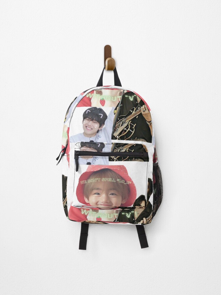 Bts V Kim Taehyung Prints Backpack