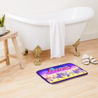 Alternative view of Boy With Luv Bath Mat