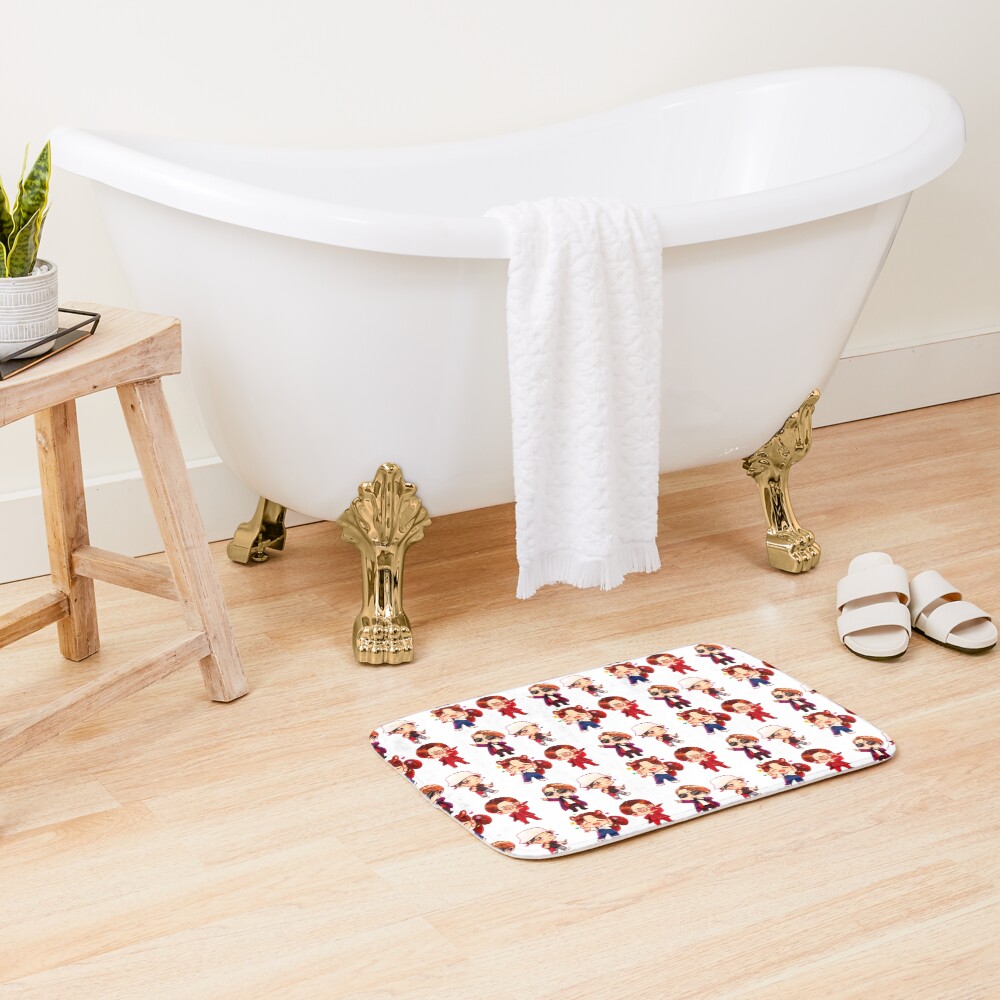 Hobi Chibi Set Bts Bath Mat - Image 2