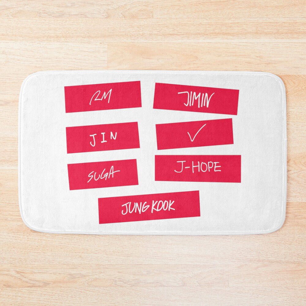 Members Name Cards 2026 Bath Mat