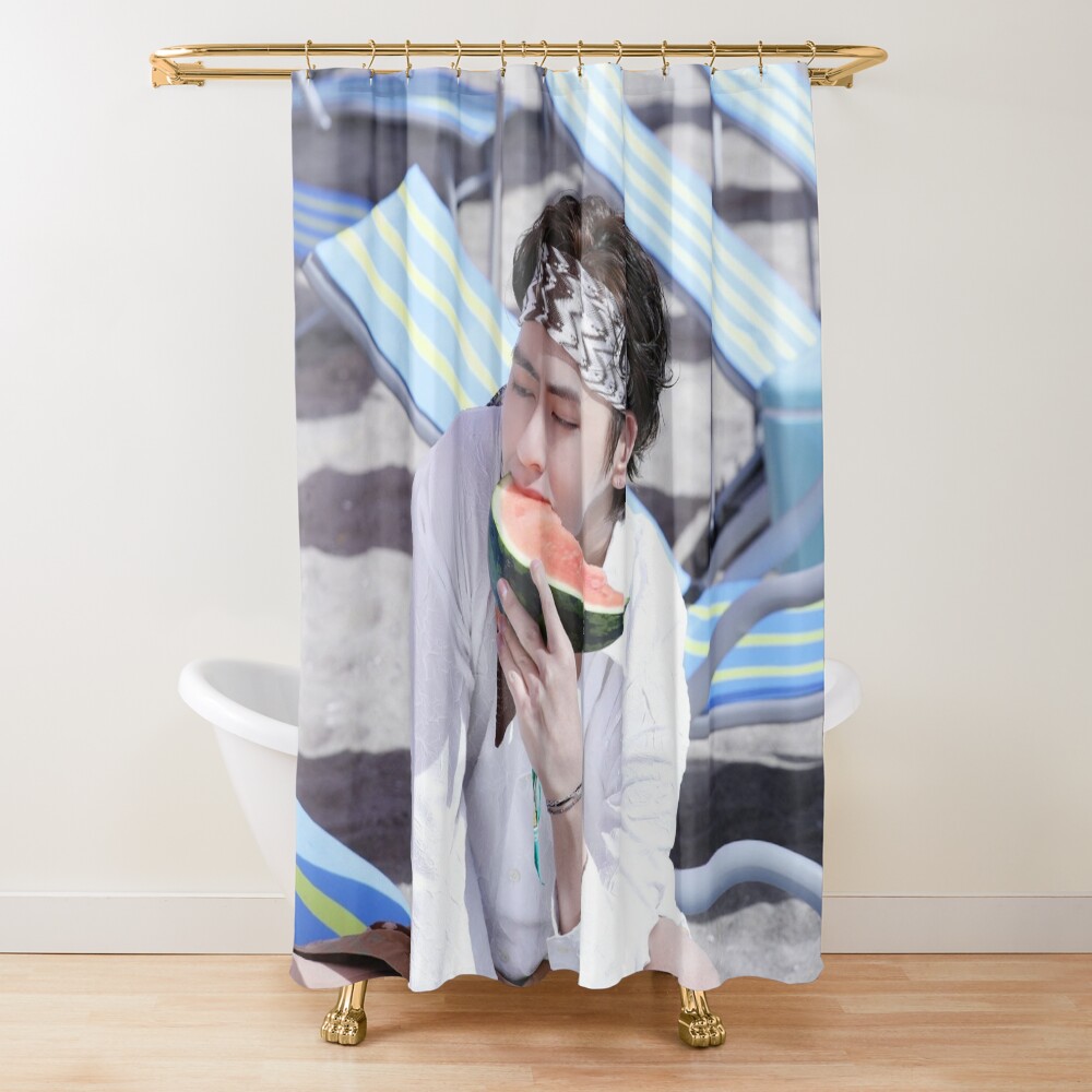Kim Taehyung V Map Bts Butter Photobook Shower Curtain