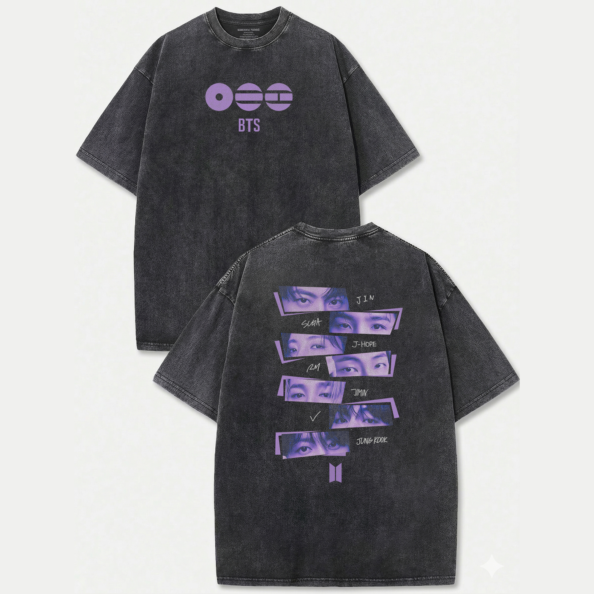 Arirang BTS Eyes World Tour Washed T-shirt - Image 3