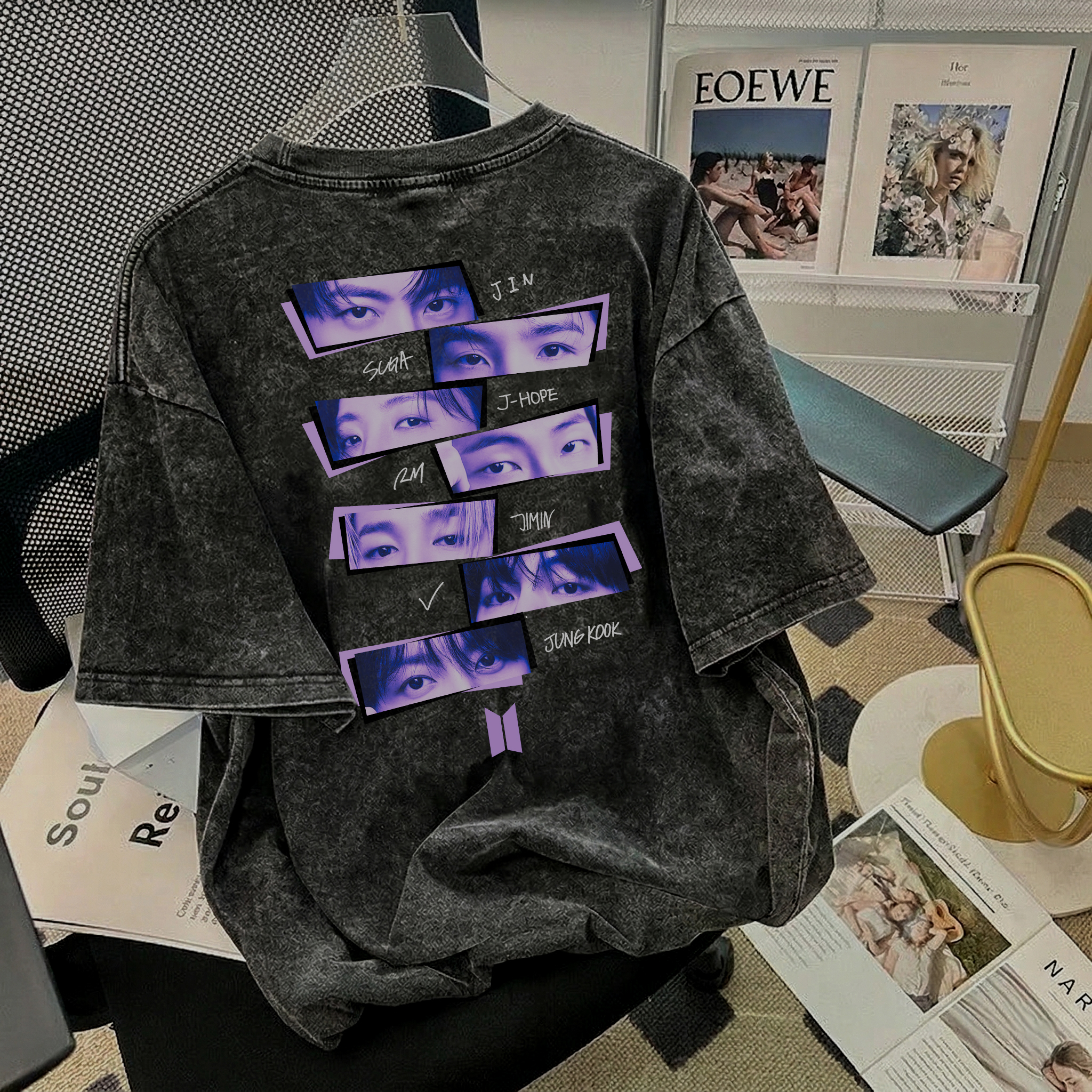 Arirang BTS Eyes World Tour Washed T-shirt