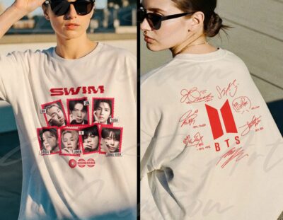 Alternative view of BTS 2026 World Tour SWIM T-shirt