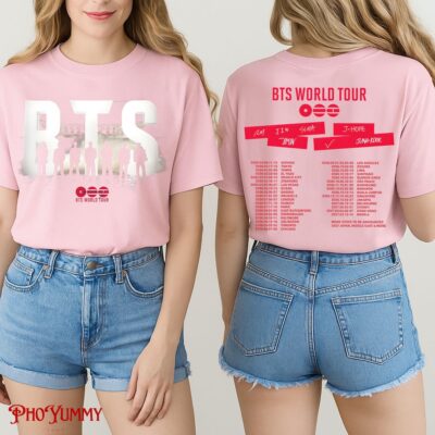Alternative view of World Tour BTS 2026 Comeback T-shirt