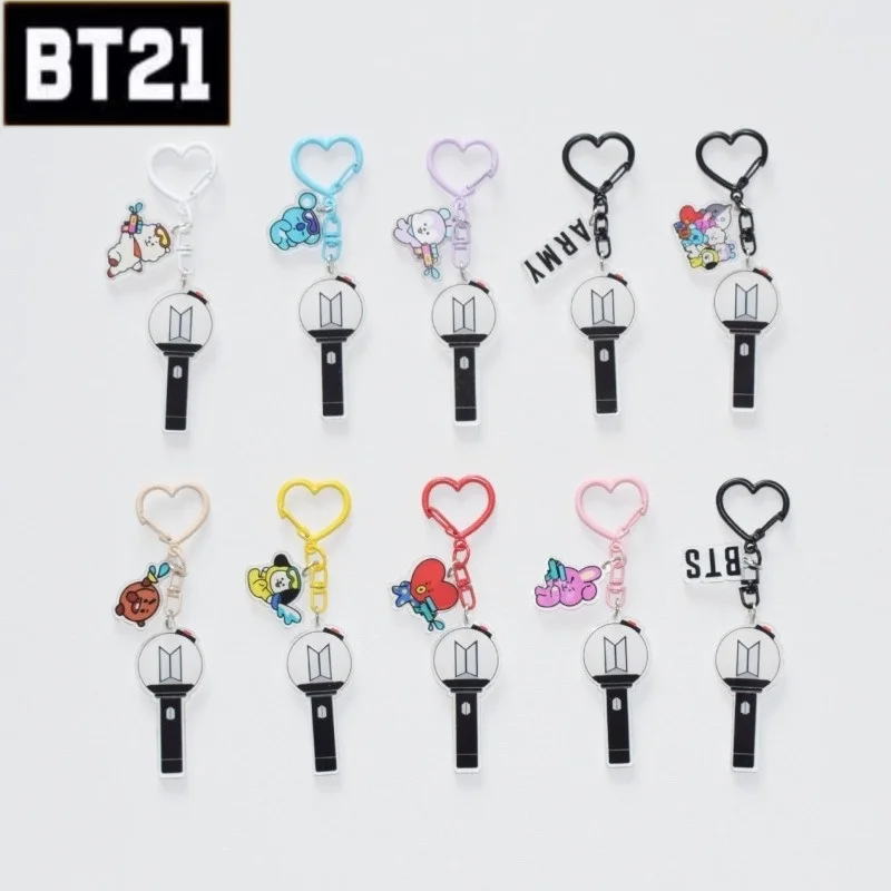 BTS Cute Creative Pattern Acrylic Keychain