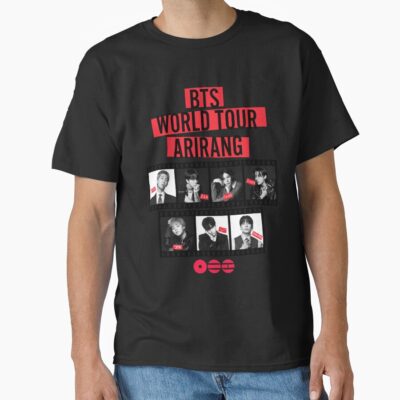 Alternative view of Bts Arirang World Tour Black And White T-shirt