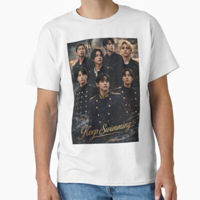 Alternative view of Keep Swimming T-shirt