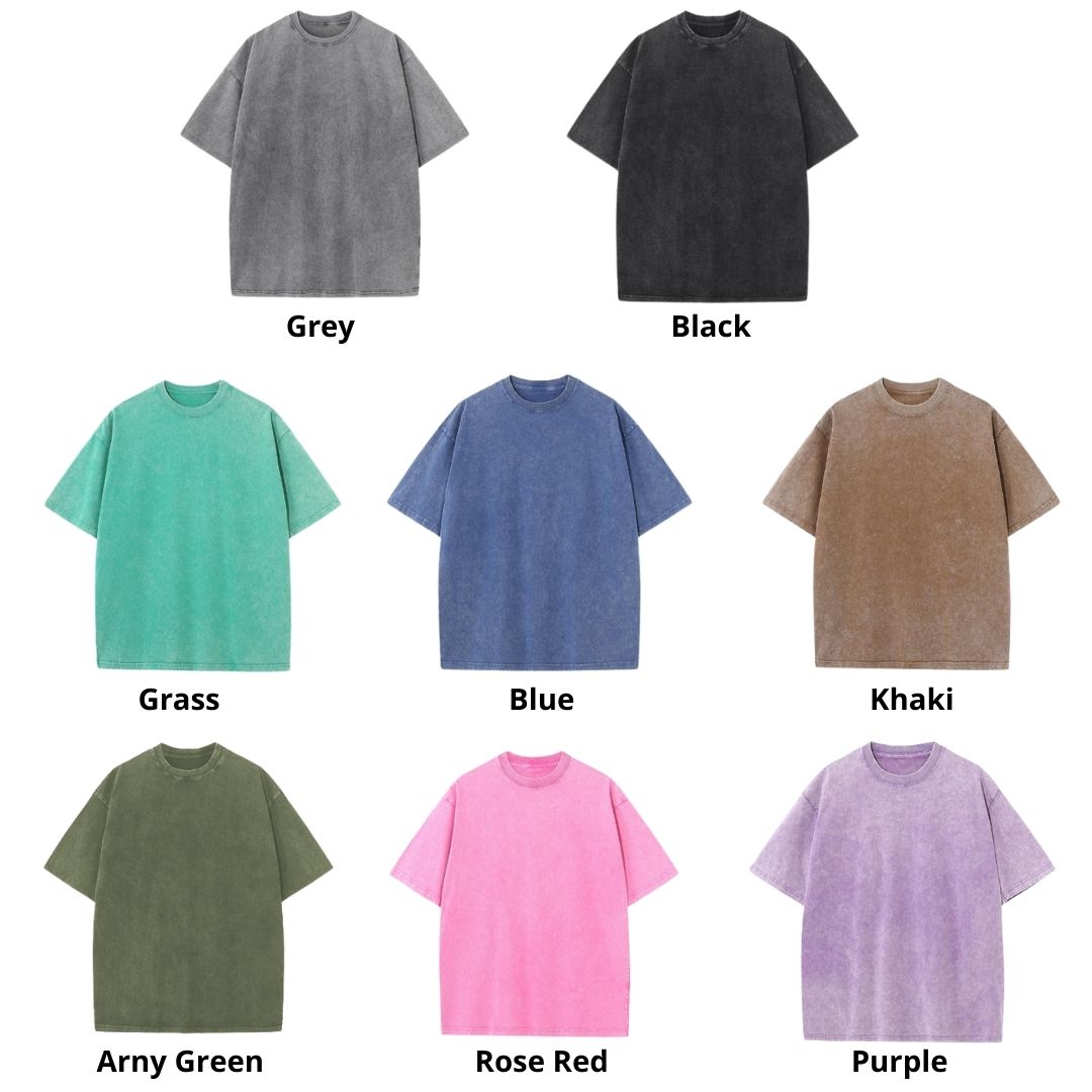 Mineral Wash T Shirt Color - BTS Shop UK